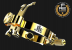 The JLV Ligature for saxophones Finishes : 24-carat gold plated