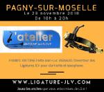 November 23th, 2018 Event in Pagny-sur-Moselle at Antoine Musique - Meet the inventor of JLV Ligatures Sound team and try the whole range - From 10 am to 8 pm