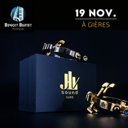 November 19, 2021 at Bertet Musique in Gières - Meeting with the inventor of JLV Ligatures