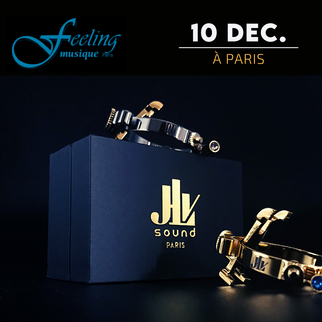 Meeting with the inventor of JLV Ligatures at Feeling Musique in Paris