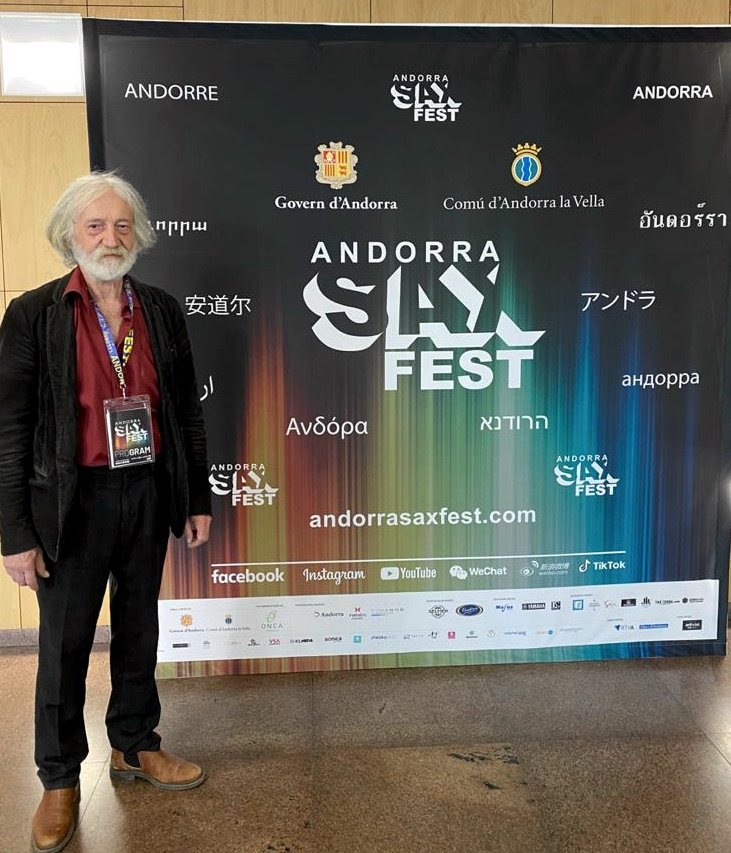 Jean-Luc VIGNAUD l'inventeur des Ligatures JLV à Andorra Sax Fest 2021