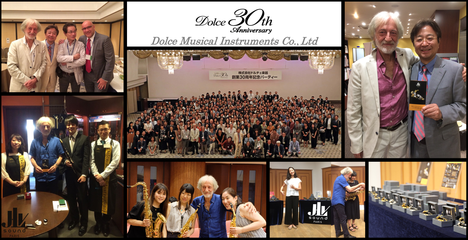 Photo des invités présent lors du 30ème anniversaire de Dolce Musical Instruments Co. à Tokyo au Japon