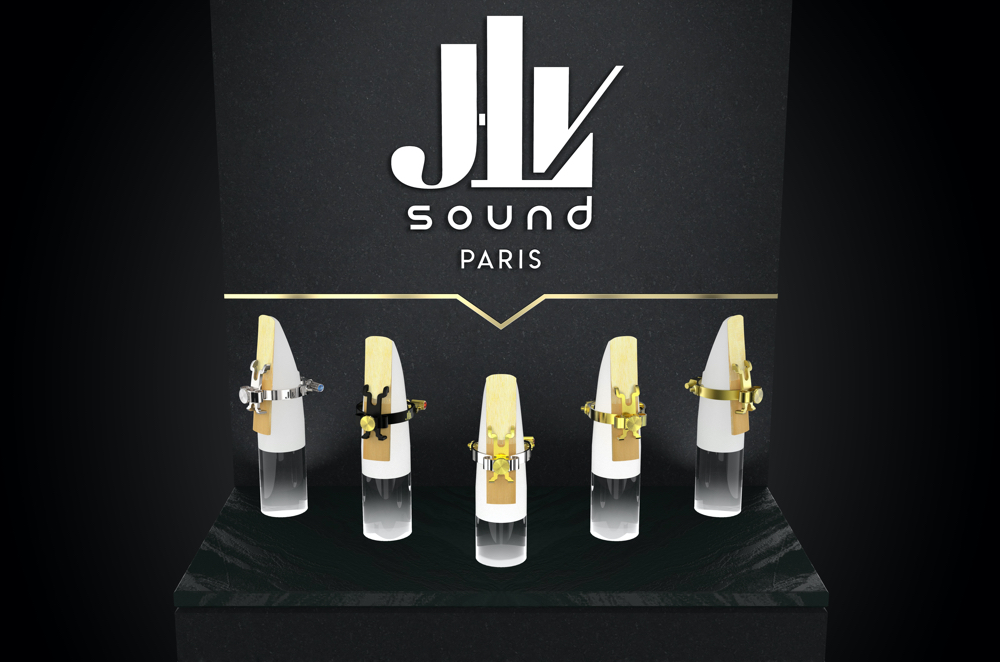 La gamme des Ligatures JLV pour clarinette et saxophone