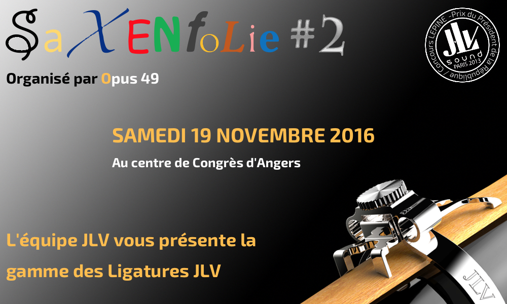 Evénement SaxEnFolie2 le 19 novembre 2016 à Angers