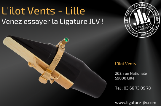 Venez essayer toutes les Ligatures JLV à Lille - Magasin L'ilot Vents