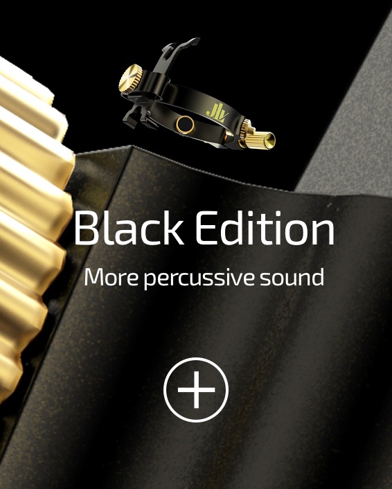 JLV Ligature Black Edition for clarinets and saxophones