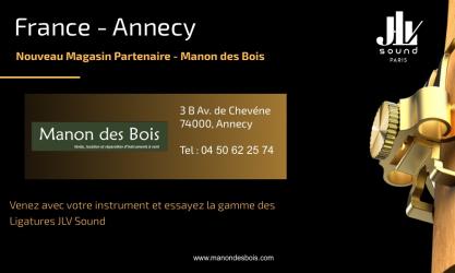 Manon des Bois vous invite à venir découvrir les nouvelles Ligatures JLV à Annecy
