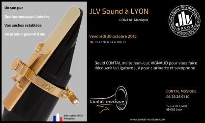 Présentation des Ligatures JLV à Lyon - Contal Musique 