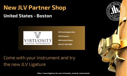 Virtuosity Musical Instruments vous invite à venir découvrir les nouvelles Ligatures JLV à Boston