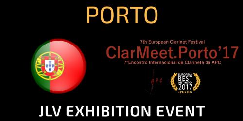 16 au 18 décembre 2017 Evénement à Porto, ClarMeet.Porto'17 / 7th European Clarinet Festival Rencontrez l'équipe JLV et essayez l'ensemble de la gamme des Ligatures JLV pour clarinette et saxophone