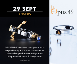 29 septembre 2022 chez Opus 49 à Angers - Rencontre avec l'inventeur des Ligatures JLV